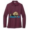 Women's Silk Touch Long Sleeve Polo Thumbnail